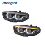 Headlight Assembly For BMW 4‑Series F32 F82 F36 2013‑2020 Old‑To‑New Retrofit Full‑LED DRL High‑Spec Headlamp