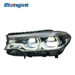 Headlight Assembly For BMW 5‑Series G30 G38 2018‑2020 Retrofit High‑Spec Scoop‑Shaped LED Lens Headlamp