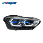 Headlight Assembly For BMW X5 G05 2019‑2023 Retrofit High‑Spec LED Lens DRL Turn Signal