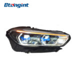 Headlight Assembly For BMW X5 G05 2019‑2023 Retrofit High‑Spec LED Lens DRL Turn Signal