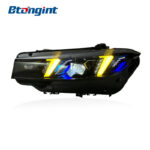 Headlight Assembly For BMW 3‑Series G20 G28 2023‑2024 Retrofit G22 Fangs‑Style DRL Headlamp