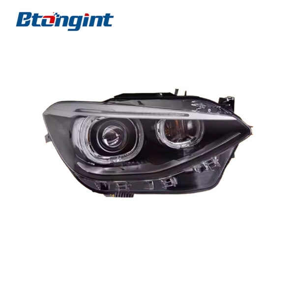 Headlight Assembly For BMW 1‑Series F20 2012‑2015 Low‑Spec To High‑Spec Retrofit Angel‑Eye LED Lens Headlamp