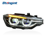 Headlight Assembly For BMW 3‑Series F30 F35 2013‑2018 Retrofit High‑Spec DRL LED Lens Headlamp