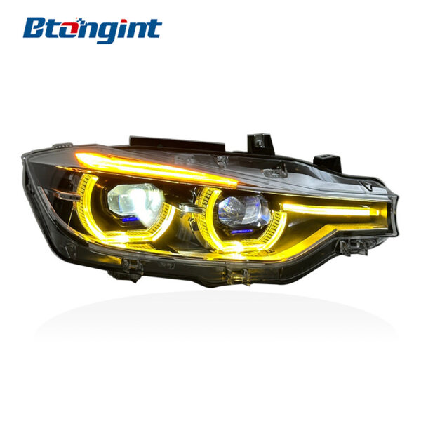 Headlight Assembly For BMW 3‑Series F30 F35 2013‑2018 Retrofit High‑Spec DRL LED Lens Headlamp