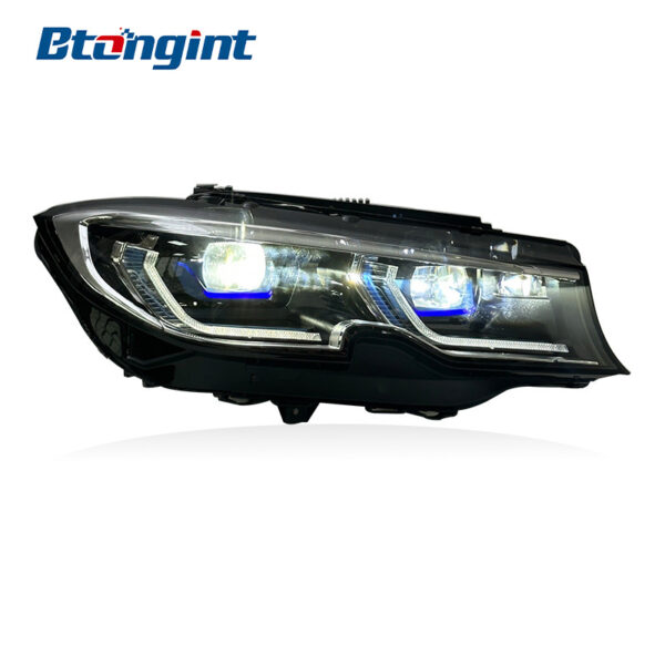 Headlight Assembly For BMW 3‑Series G20 G28 2019‑2022 Retrofit High‑Spec Laser LED DRL Turn Signal