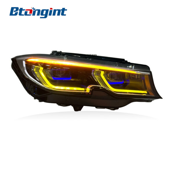 Headlight Assembly For BMW 3‑Series G20 G28 2019‑2022 Retrofit High‑Spec Laser LED DRL Turn Signal