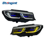Headlight Assembly For BMW 3‑Series G20 G28 2019‑2022 Retrofit High‑Spec Laser LED DRL Turn Signal