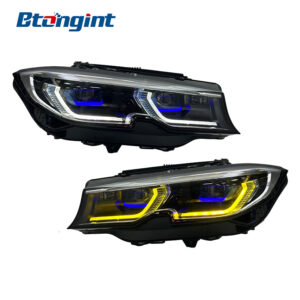 Headlight Assembly For BMW 3‑Series G20 G28 2019‑2022 Retrofit High‑Spec Laser LED DRL Turn Signal