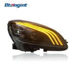 Headlight Assembly For Mercedes‑Benz C‑Class W204 2007‑2010 Retrofit Maybach‑Style LED DRL Headlamp