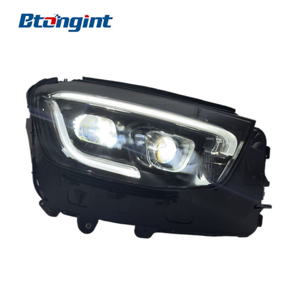 Headlight Assembly For Mercedes‑Benz GLC 2016‑2022 Retrofit New High‑Spec LED DRL Headlamp