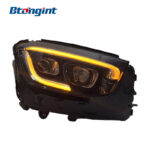 Headlight Assembly For Mercedes‑Benz GLC 2016‑2022 Retrofit New High‑Spec LED DRL Headlamp