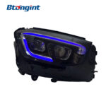 Headlight Assembly For Mercedes‑Benz GLC 2016‑2022 Retrofit New High‑Spec LED DRL Headlamp