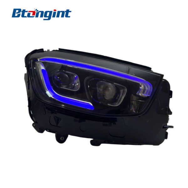 Headlight Assembly For Mercedes‑Benz GLC 2016‑2022 Retrofit New High‑Spec LED DRL Headlamp