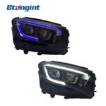 Headlight Assembly For Mercedes‑Benz GLC 2016‑2022 Retrofit New High‑Spec LED DRL Headlamp