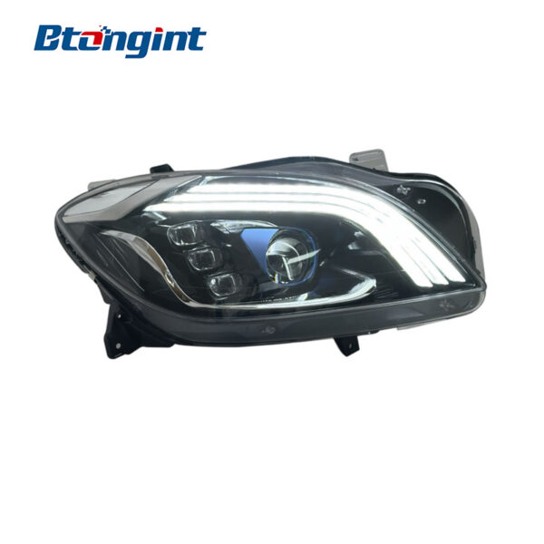 Headlight Assembly For Mercedes‑Benz ML‑Class W166 2012‑2015 Retrofit LED Headlamp With DRL & Dynamic Turn Signal