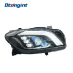 Headlight Assembly For Mercedes‑Benz ML‑Class W166 2012‑2015 Retrofit LED Headlamp With DRL & Dynamic Turn Signal