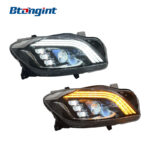 Headlight Assembly For Mercedes‑Benz ML‑Class W166 2012‑2015 Retrofit LED Headlamp With DRL & Dynamic Turn Signal