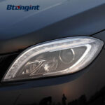 Headlight Assembly For Mercedes‑Benz ML‑Class W166 2012‑2015 Retrofit LED Headlamp With DRL & Dynamic Turn Signal