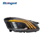 Headlight Assembly For Mercedes‑Benz S‑Class W221 2006‑2012 Retrofit Maybach‑Style LED Headlamp With DRL