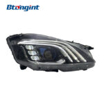 Headlight Assembly For Mercedes‑Benz S‑Class W221 2006‑2012 Retrofit Maybach‑Style LED Headlamp With DRL