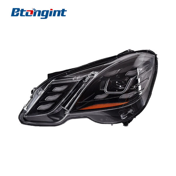 Headlight Assembly For Mercedes‑Benz E‑Class W212 2010‑2012 Retrofit LED Headlight Lens DRL & Sequential Turn Signal