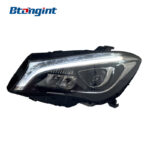 Headlight Assembly For Mercedes‑Benz CLA 2014‑2019 Retrofit Low To High Spec Light Guide Full‑LED DRL & Turn Light