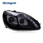 Headlight Assembly For Mercedes‑Benz S‑Class W220 2002‑2005 Retrofit LED DRL & Dynamic Turn Signal Headlamp