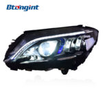 Headlight Assembly For Mercedes‑Benz C‑Class W205 2015‑2021 C180 C200 C260 Retrofit High‑Spec LED Headlamp