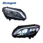 Headlight Assembly For Mercedes‑Benz C‑Class W205 2015‑2021 C180 C200 C260 Retrofit High‑Spec LED Headlamp