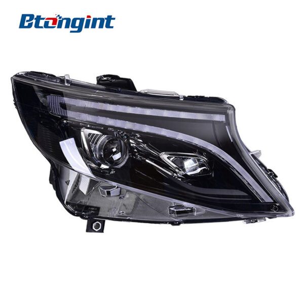 Headlight Assembly For Mercedes‑Benz Vito 2016‑2019 Retrofit LED Headlamp DRL & Sequential Turn Signal