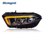 Headlight Assembly For Mercedes‑Benz A‑Class 2019 A180L Retrofit DRL & Sequential Turn Signal