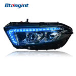 Headlight Assembly For Mercedes‑Benz A‑Class 2019 A180L Retrofit DRL & Sequential Turn Signal
