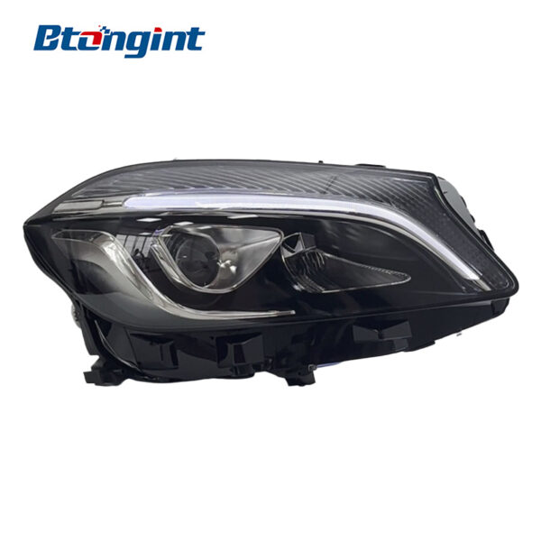 Headlight Assembly For Mercedes‑Benz A‑Class W176 2013‑2018 Retrofit AMG‑Style LED Lens Headlamp