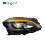 Headlight Assembly For Mercedes‑Benz A‑Class W176 2013‑2018 Retrofit AMG‑Style LED Lens Headlamp