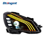 Headlight Assembly For Mercedes‑Benz C‑Class W204 2011‑2014 C180 C200 Retrofit Maybach‑Style LED Headlamp