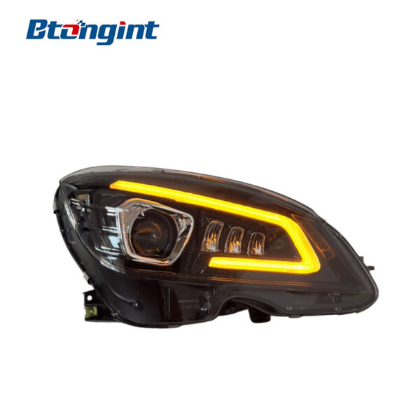 Headlight Assembly For Mercedes‑Benz C‑Class W204 C180 C200 C260 Retrofit LED Sequential Turn DRL
