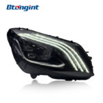 Headlight Assembly For Mercedes‑Benz C‑Class W205 2015‑2021 Retrofit S‑Class Maybach‑Style LED Headlamp