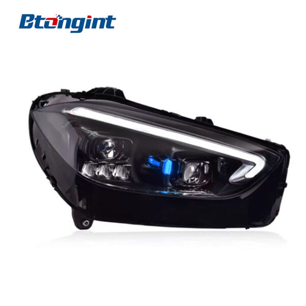 Headlight Assembly For Mercedes‑Benz C‑Class W206 2022‑2023 C200 C260 Retrofit LED Lens Headlamp
