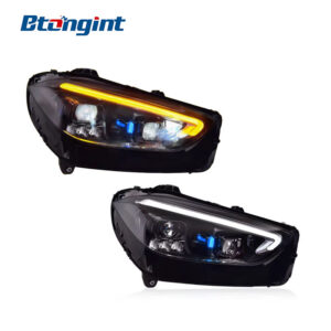 Headlight Assembly For Mercedes‑Benz C‑Class W206 2022‑2023 C200 C260 Retrofit LED Lens Headlamp