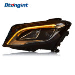 Headlight Assembly For Mercedes‑Benz GLA Retrofit High‑Spec One‑Touch Blue DRL LED Turning Headlamp
