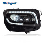 Headlight Assembly For Mercedes‑Benz GLB 2020‑2022 Retrofit LED Lens Headlamp DRL Sequential Turn