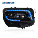 Headlight Assembly For Mercedes‑Benz GLB 2020‑2022 Retrofit LED Lens Headlamp DRL Sequential Turn