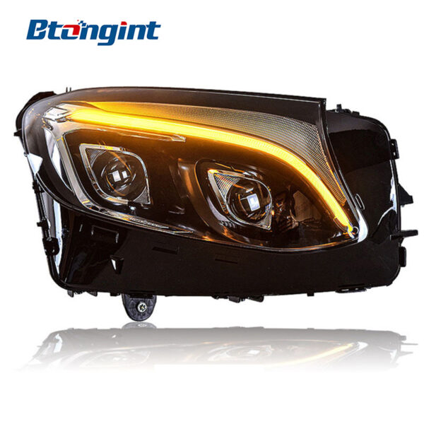 Headlight Assembly For Mercedes‑Benz GLC W253 2016‑2019 Retrofit LED Lens Headlamp