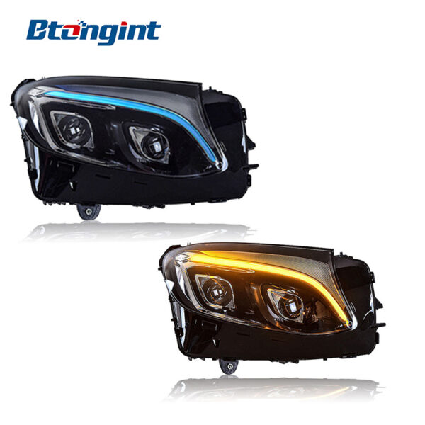 Headlight Assembly For Mercedes‑Benz GLC W253 2016‑2019 Retrofit LED Lens Headlamp