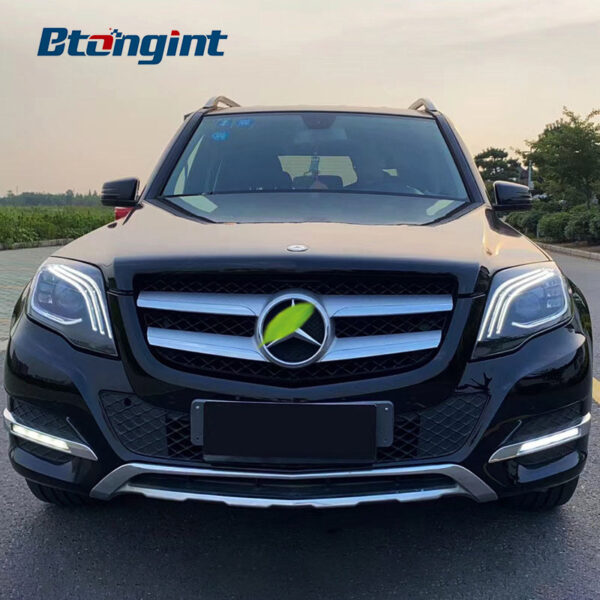 Headlight Assembly For Mercedes‑Benz GLK 2013‑2015 GLK200/260/300 Retrofit Maybach‑Style LED DRL