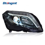 Headlight Assembly For Mercedes‑Benz GLK 2013‑2015 Retrofit High‑Spec LED DRL & Turn Signal Headlamp