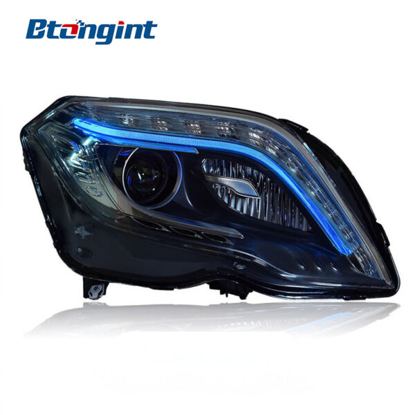 Headlight Assembly For Mercedes‑Benz GLK 2013‑2015 Retrofit High‑Spec LED DRL & Turn Signal Headlamp