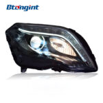 Headlight Assembly For Mercedes‑Benz GLK 2013‑2015 Retrofit High‑Spec LED DRL & Turn Signal Headlamp