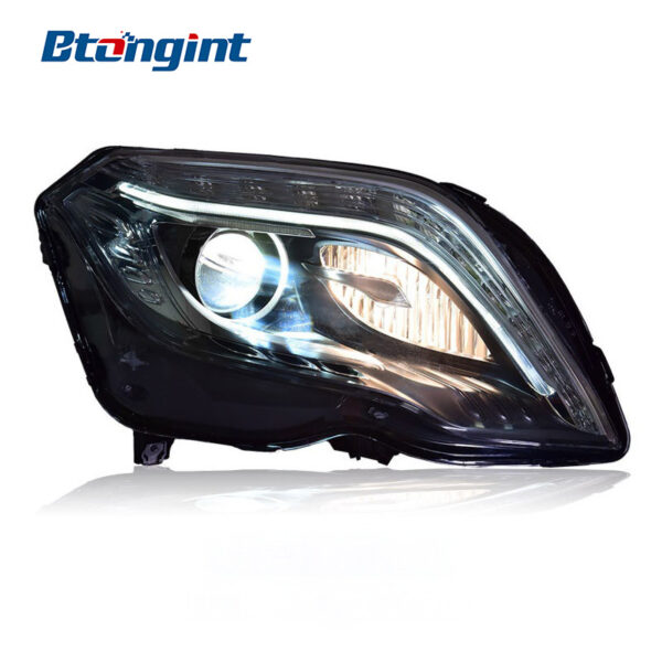 Headlight Assembly For Mercedes‑Benz GLK 2013‑2015 Retrofit High‑Spec LED DRL & Turn Signal Headlamp