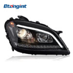 Headlight Assembly For Mercedes‑Benz W164 2005‑2008 ML350 ML500 Retrofit LED DRL Sequential Turn Signal